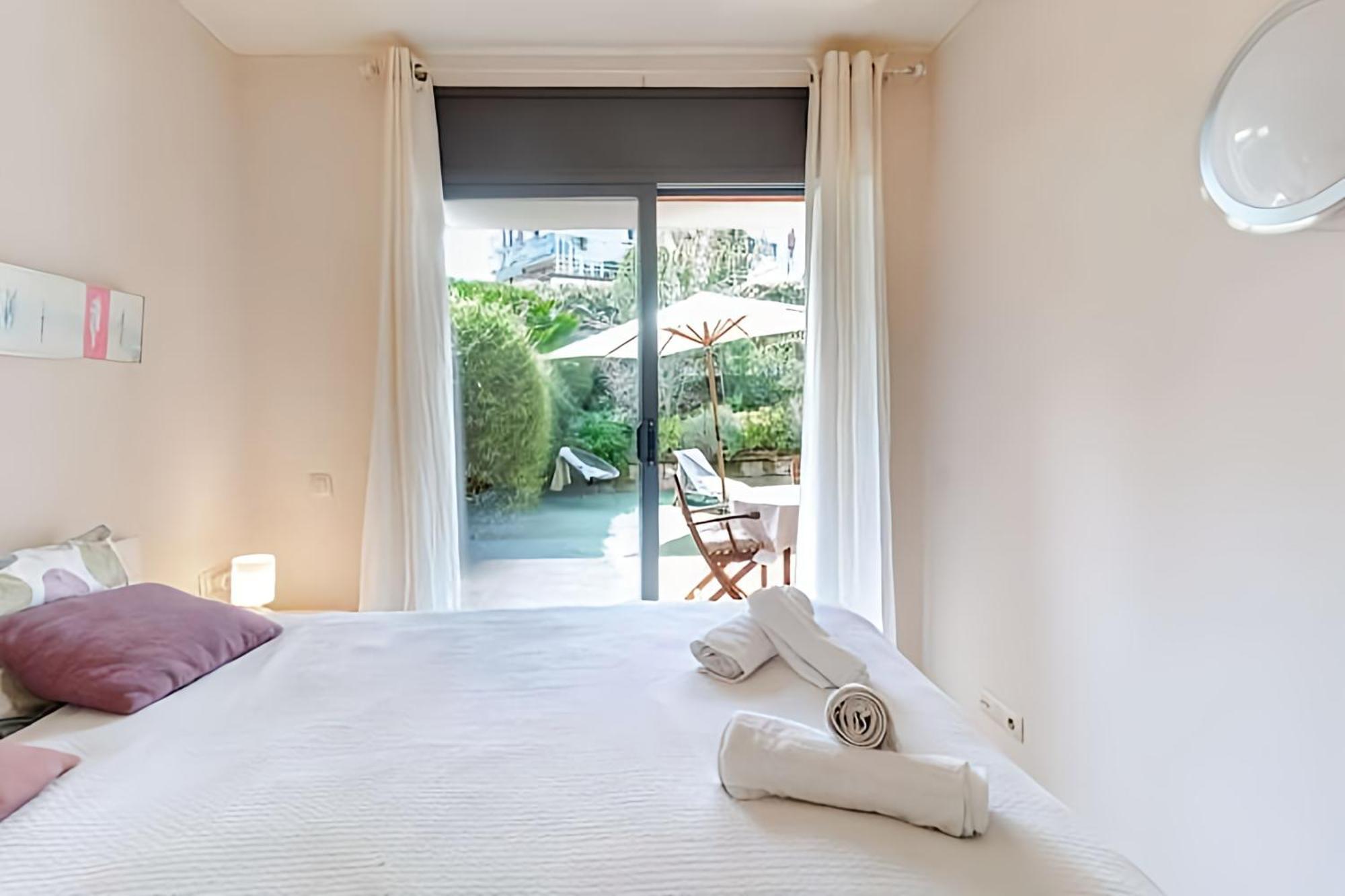 Pretty Garden Apartment Next To A Charming Beach Lloret de Mar Exterior photo